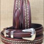 40 inch TONY LAMA WESTERN BROWN LEATHER DON DIEGO RANGER BELT