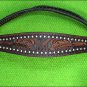 HILASON WESTERN LEATHER HORSE HEADSTALL BRIDLE DARK BROWN HAND CARVED