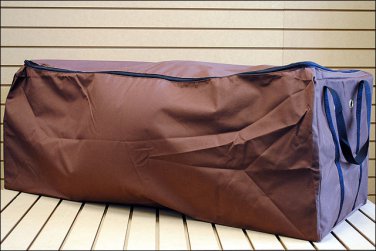 BROWN HILASON 600D POLY HAY BALE CARRYING BAG WITH BRASS STEER HEAD GROMMENTS