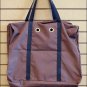 BROWN HILASON 600D POLY HAY BALE CARRYING BAG WITH BRASS STEER HEAD GROMMENTS