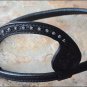 HILASON WESTERN LEATHER HORSE ONE EAR HEADSTALL BRIDLE BREAST COLLAR BLACK