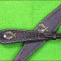 HILASON WESTERN LEATHER HORSE HEADSTALL BREAST COLLAR BROWN CROSS GUN CONCHO
