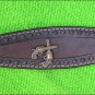 HILASON WESTERN LEATHER HORSE HEADSTALL BREAST COLLAR BROWN CROSS GUN CONCHO