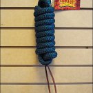 HUNTER GREEN HILASON WESTERN HORSE TACK COWBOY POLY BRAIDED LEAD ROPE W/ POPPER