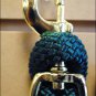 HUNTER GREEN HILASON WESTERN HORSE TACK COWBOY POLY BRAIDED LEAD ROPE W/ POPPER