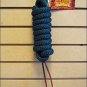 HUNTER GREEN HILASON WESTERN HORSE TACK COWBOY POLY BRAIDED LEAD ROPE W/ POPPER