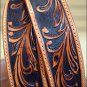 42in. TONY LAMA TOOLED LEATHER WESTERLY RIDE MEN BELT TAN MADE IN THE USA