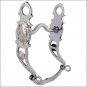 HILASON STAINLESS STEEL HORSE TACK SHOW BIT 4" LOW PORT MOUTH