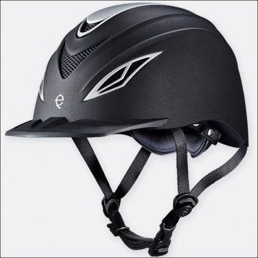 TROXEL AVALON LOW PROFILE COMPETITION RIDING HELMET BLACK W/ MATTE FINISH