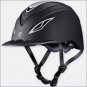TROXEL AVALON LOW PROFILE COMPETITION RIDING HELMET BLACK W/ MATTE FINISH