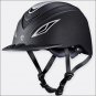 TROXEL AVALON LOW PROFILE COMPETITION RIDING HELMET BLACK W/ MATTE FINISH