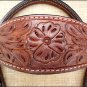 HILASON WESTERN HAND TOOL LEATHER HORSE BRIDLE HEADSTALL DARK BROWN