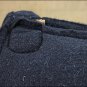 FP100F- HILASON WESTERN WOOL FELT GEL SADDLE PAD W/ DISTRESSED WEAR LEATHER