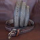 52" HILASON HEAVY DUTY HAND MADE BUFFALO HIDE LEATHER STICHED GUN HOLSTER BELT