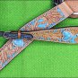 HILASON WESTERN LEATHER HORSE HEADSTALL BREAST COLLAR TAN TURQUOISE HEART CONCHO