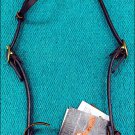 HORSE LEATHER ONE EAR HEADSTALL LACED BY CIRCLE Y