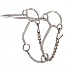 HILASON STAINLESS STEEL IRON NOSE HACKAMORE HORSE BIT