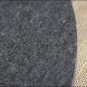 FP102-F HILASON WESTERN GREY WOOL FELT SADDLE PAD W/ LEATHER BORDER