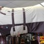 75" HILASON 1200D WATERPROOF TURNOUT HORSE WINTER BLANKET BELLY WRAP TAN BROWN