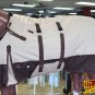 75" HILASON 1200D WATERPROOF TURNOUT HORSE WINTER SHEET BELLY WRAP TAN BROWN
