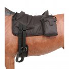 TOUGH 1 POLYPROPYLENE 600D BAREBACK PAD W/ ACCESSORY BAGS ONE SIZE BROWN