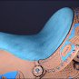BH121-F HILASON WESTERN LEATHER BARREL RACING TRAIL PLEASURE RIDING SADDLE 15"