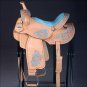 BH121-F HILASON WESTERN LEATHER BARREL RACING TRAIL PLEASURE RIDING SADDLE 15"
