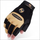 10 SIZE HERITAGE FARRIER WORK GLOVES HORSE EQUESTRIAN BLACK/TAN