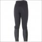 30" HORZE ACTIVE WOMENS COTTON ELASTIC LEATHER FULL SEAT RIDING BREECHES BLACK