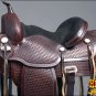 TT105-F HILASON FLEX-TREE TRAIL PLEASURE WESTERN ENDURANCE LEATHER SADDLE 15"