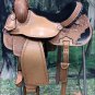 BH088-F HILASON WESTERN LEATHER BARREL RACING TRAIL PLEASURE RIDING SADDLE 15"