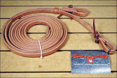 1/2"X71/2" CIRCLE Y HORSE TACK HERMANN OAK HARNESS SPLIT REINS