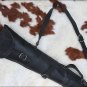 GLANOR RUGGED DISTRESS BUFFALO LEATHER HUNTING SHOT GUN CASE W/ SHELL CASEBLACK