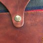 BG152MRED-F HILASON MAHOGANY TOP GRAIN LEATHER PLAIN 2 QUART CANTEEN HOLSTER BAG