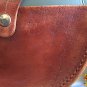 BG152MRED-F HILASON MAHOGANY TOP GRAIN LEATHER PLAIN 2 QUART CANTEEN HOLSTER BAG