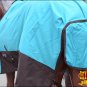 69" HILASON 1200D POLY WATERPROOF HORSE COLD WINTER SHEET TURQUOISE BROWN