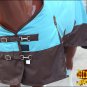 72" HILASON 1200D POLY WATERPROOF HORSE COLD WINTER SHEET TURQUOISE BROWN