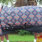 84" HILASON 1200D WATERPROOF HORSE WINTER SHEET AZTEC TRIBAL SOUTH WEST