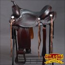 GS117-F HILASON GAITED WESTERN TRAIL PLEASURE ENDURANCE SADDLE 16"