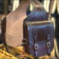 BG107DB-F HILASON WESTERN  LEATHER COWBOY TRAIL RIDE HORSE SADDLE BAG