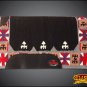 FE340-F HILASON WESTERN NEW ZEALAND WOOL SADDLE BLANKET BLACK GREY