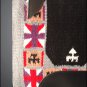 FE340-F HILASON WESTERN NEW ZEALAND WOOL SADDLE BLANKET BLACK GREY