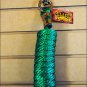 KELLY GREE HILASON BRAIDED POLYPROPYLENE WESTERN HORSE SHOW LEAD ROPE BOLT SNAP