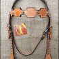 HILASON WESTERN LEATHER LIGHT OIL HORSE HEADSTALL