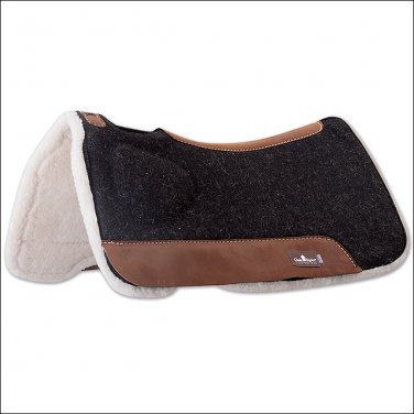31X32 CLASSIC EQUINE BIOFIT FLEECE RELIEF HORSE SADDLE PAD 7/8" WOOL BLEND