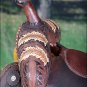 BH107-F HILASON WESTERN LEATHER BARREL RACING TRAIL PLEASURE RIDING SADDLE 15"