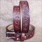 30" HILASON HAND MADE HEAVY DUTY BUFFALO HIDE LEATHER STICHED BELT