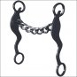 6" CHEEKS REINSMAN MIKE BEERS LARGE CHAIN HORSE MOUTH BIT W/ 5" MOUTH