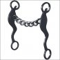 6" CHEEKS REINSMAN MIKE BEERS LARGE CHAIN HORSE MOUTH BIT W/ 5" MOUTH