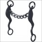 6" CHEEKS REINSMAN MIKE BEERS LARGE CHAIN HORSE MOUTH BIT W/ 5" MOUTH